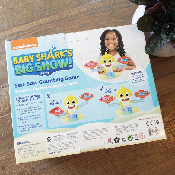 Pinkfong Babyshark Sea-Saw Educational Counting Game - Picture 6 of 10